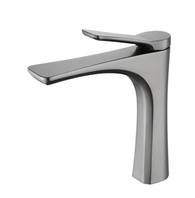 China Metered Faucets 36145JH Guangdong Faucet Black Basin Bathroom Bathtub Faucet for sale