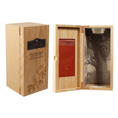 China Wholesale Reusable Personalized Luxury Solid Wooden Bottle Glass Wine Boxes from China Handmade Manufacturer for sale