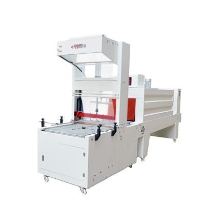 China CLOTHING Headband Feeding Automatic Sleeve Sealing And Shrink Machine FL-6030L+BSE6040A for sale