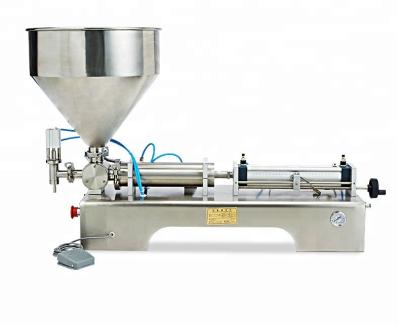 China Semi-automatic pneumatic liquid cosmetic/beverage /paste food filling machine, essential oil filling machine TGGZ-500 for sale