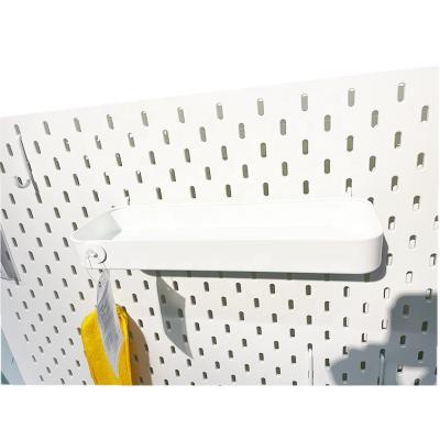 China Keep and Organize Custom White Solid Pegboard Napkin Paper Roll, Organizer Pegboard Kit for sale