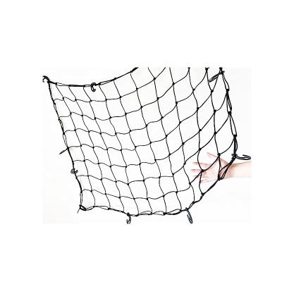 China Latex Bungee Cargo Net 120*100cm Luggage Cargo Net With Small 4 x 4 Inch Mesh, Universal Heavy Duty Car Net For House-Moving Rear Organizer for sale