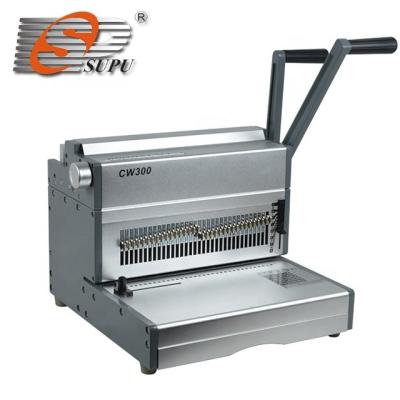 China double wire book binding machine CW300 CW300 manual for sale