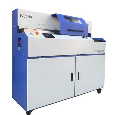 China perfect glue book binding machine for low price hot glue book binding W8100 for sale