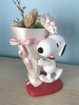 中国 ポリレジンSnoopyプランターOEM 販売のため