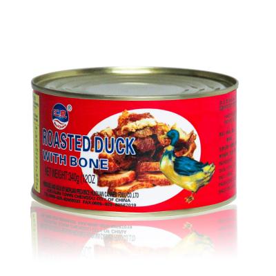 China Hot Selling Canned Duck Meat Canned Canned Food Roast Duck for sale