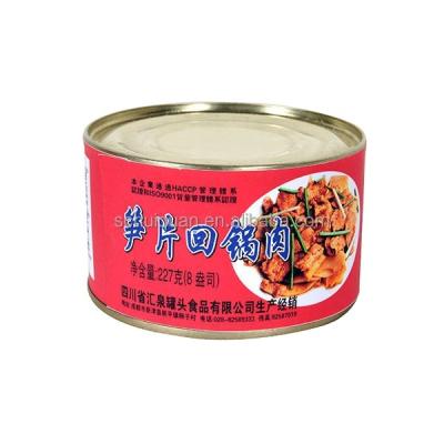 China Factory wholesale canned china canned meat products cooked pork ribs canned bamboo shoots with pork for sale