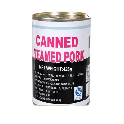 China wholesale best quality canned steamed pork luncheon meat canned china import canned food export ham for sale