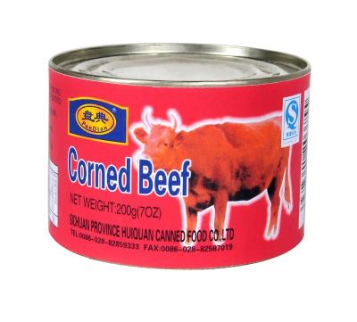 China OEM Canned High Quality Brands Flesh Products Tinned Ready Made Canned Corned Beef for sale