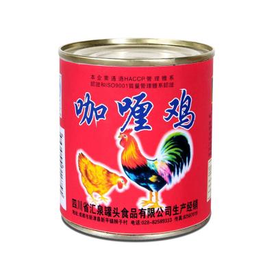 China Wholesale 312g Low Salt Canned Curry Chicken for sale