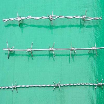 China Iron Wire Galvanized Railway Guardrail Barbed Wire Covered With Rubber Barbed Wire for sale