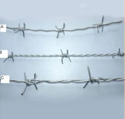 China Climb Resistant Hot Galvanized Iron Wire Steel Wire Barbed Rope With Thorns for sale