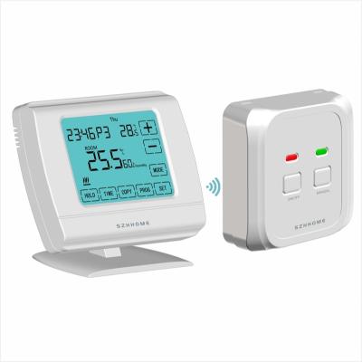 China Large modern touch screen thermostat for heating and cooling for sale