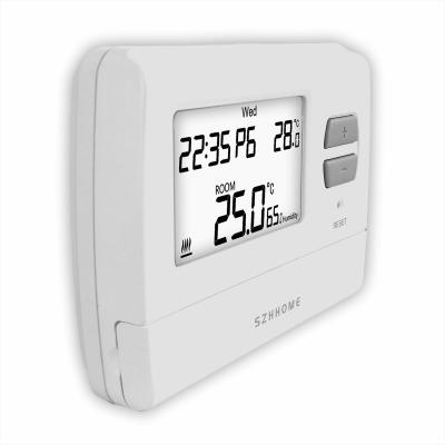 China Weekly Temperature Control LCD Show Programmable Water Heater Thermostat For Household for sale