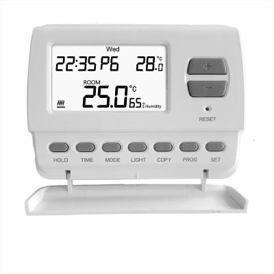 China Weekly Temperature Control LCD Show Programmable Water Heater Thermostat For Household for sale