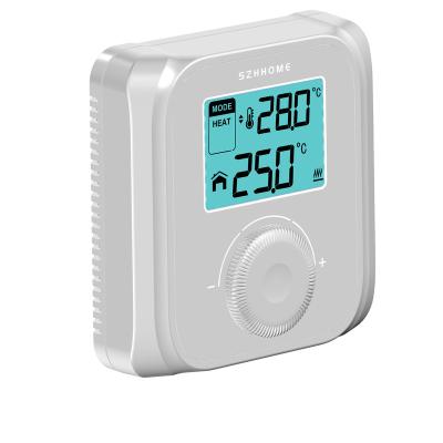 China Modern Digital Dial Knob Heating and Cooling Thermostat for sale