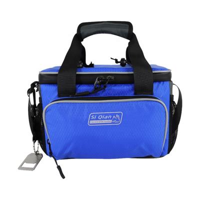 China High Quality Custom Dark Blue Portable Dark Blue Fresh Cooling Bag Lunch Bag for sale