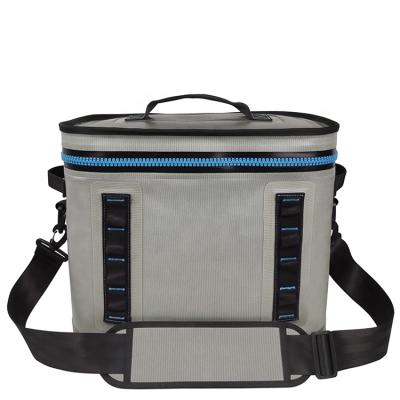 China Hot sale Large Big Tpu Cotton Airtight Zipper 20l Portable Ice Storage Freezer for sale