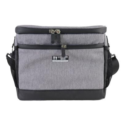 China 2021 hot selling packable fashionable therm grey large capacity lunch bag for sale