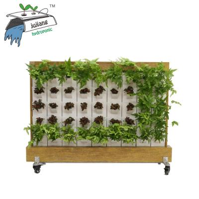 China Agriculture Planting Wall Plantign Hydroponic Growing System For Greenhouse (With Led Lights) for sale