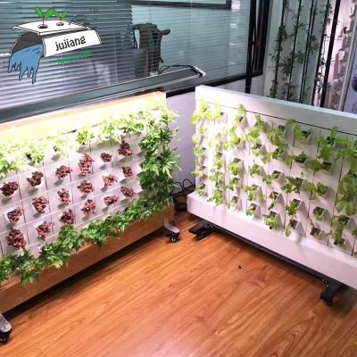 China Indoor outdoor wall planting nft hydroponic growing system with wheel (not including led lights) for sale