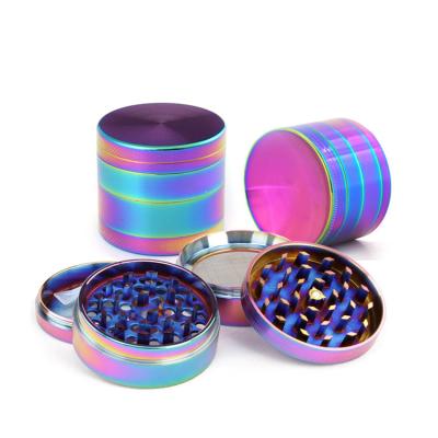 China 4 Part Aluminum/Zinc Alloy Grinder 40mm 50mm 55mm 63mm Colorful Custom Aluminum Portable Herb Tobacco Grinder For Smoking Wholesale Herb Vapor Grinders for sale