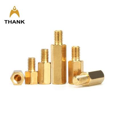 China Hot Sale HEX M2 M2.5 M3 M4 M5 Brass Male Female Hex Standoff Standoff Threaded Screw for sale