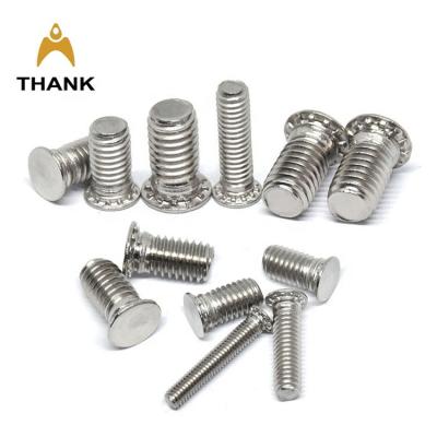 China Round Stainless / Galvanized Pressure Riveting Self Tuck Stud Screws FHS M2.5 M3 M4 M5 M6 M8 M10 Self Clamping Stud Screw for sale