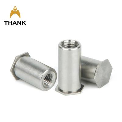 China SS304 Heavy Industry Stainless Steel Self Blind Rivet Self Hooking Standoff SO SOS BSO BSOS Self Hooking Standoff for sale