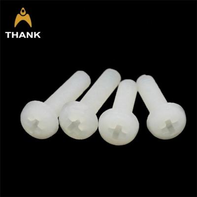 China Pan White / Black Plastic Nylon Pan Head PH Phillips M2 M2.5 M3 M4 M5 66 Screw for sale