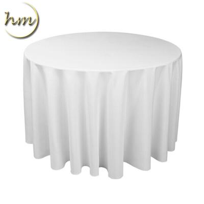 China Oilproof Factory Price Wholesale White Wedding Tablecloth HM-ZB6 for sale