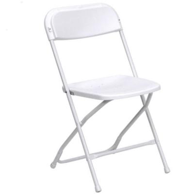 China Event And Party Supplies Eco - Friendly White Folding Plastic Chair for sale