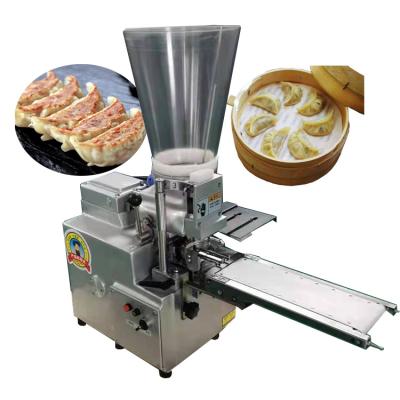 China Hotels 2022 Japanese Style Semi Automatic Dumplings Making Gyoza Wrapping Machine for sale