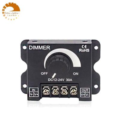 China Iron Housing DC12-24V Wall Led Dimmer for sale