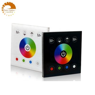 China DC12-24V RGBW Wall Touch Led Controller 86*86*32mm for sale