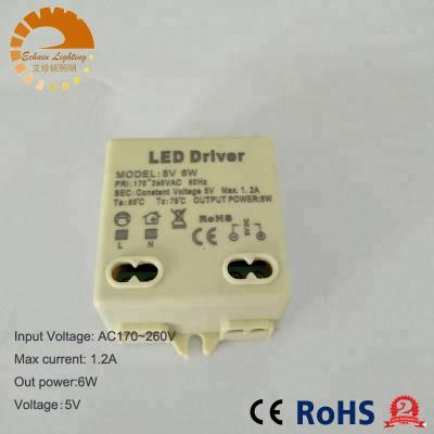 China AC170-260V DC5V 1.2A 6W LED Metal Power Supply for sale