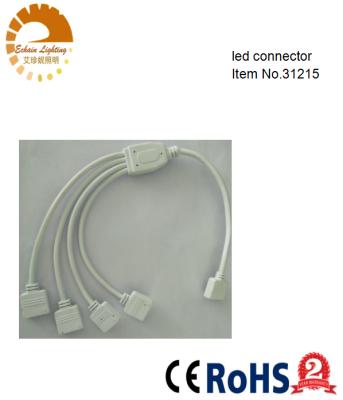 China 5 in1 RGBW Splitter 5PIN White 5in 1 Connector Led Splitter Connector 12MM RGBW Light Strip for sale