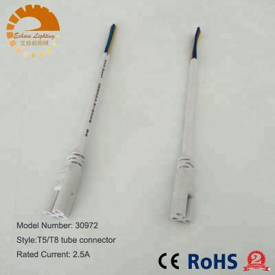 China Other Tube Connection 15cm T5&T8 LED Cable Integrated Tube Connector for sale