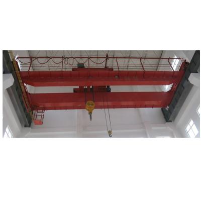 China QD Type Crane Casting Crane Double Girder Bridge Crane Overhead Crane 20 Ton for sale