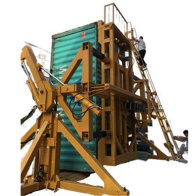 China Factory Hydraulic Container Tilter 20ft Flip Container Tipper For Sale for sale