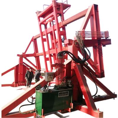 China Factory Hydraulic Container Tipper Container Turnover Machine For 20ft Container Tilting for sale