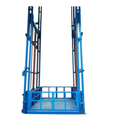 China Hydraulic Guide Rail Platform Cargo Lift Warehouse Cargo Lift Vertical Freight Elevator for sale