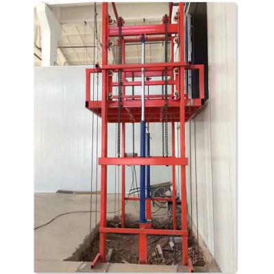 China Hydraulic Vertical Cargo Lift 3 Floor Cargo Lift Lift for sale