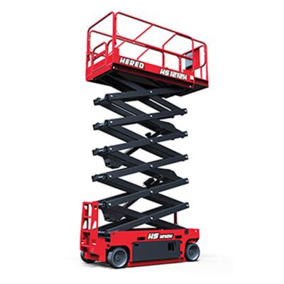 China Hotels Auto Brake Self Propelled Electric Scissor Lift Elevated Work Platform for sale