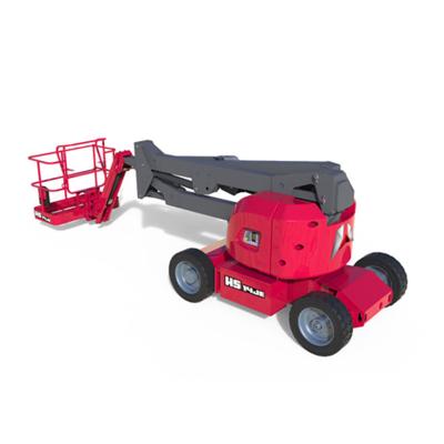 China Hotels Batteries Cherry Pickers Articulating Boom Lift for sale