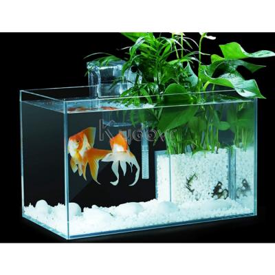 China Single Glass Aquarium Ultra White Clear Tank Sets Saltwater Aquarium Fish Tank for sale