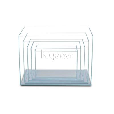 China Home 5 in1, 4 in 1, 3 in 1, 2 in 1 Customized Different Sizes Ultra Clear Aquarium Set Glass Fish Tank for sale