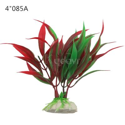 China Aquarium Tank Ornament Livelike Design New 4 Inch Aquarium Artificial Waterweed Fake Plants Decoration Aquatic Grass for sale