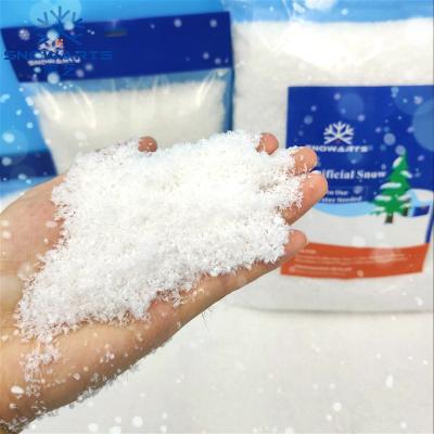 China Eco - Friendly Recycle Christmas Decoration And Display Artificial Snow Flash Snow Powder for sale