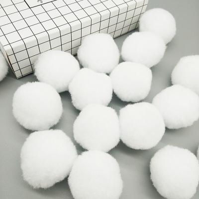 China Factory Wholesale Party Christmas Holiday Fiber Artificial Safe Indoor Fighting Soft Snowball Polypropylene Soft Snowball For Kids Play for sale